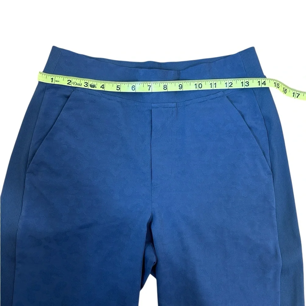 Athleta Brooklyn Textured Ankle Pants Blue size 2- also selling matching jacket - Picture 5 of 8